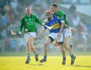 17 February 2008; Pat Kerwick, Tipperary, in action against Wayne McNamara, left, and Paudie O'Dwyer, Limerick. Allianz National Hurling League, Division 1B, Round 2, Tipperary v Limerick, Semple Stadium, Thurles, Co. Tipperary. Picture credit; Brendan Moran / SPORTSFILE