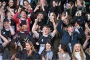 9 March 2015; Cistercian College Roscrea supporters ahead of the game. Bank of Ireland Leinster Schools Senior Cup, Semi-Final Replay, Cistercian College Roscrea v Newbridge College. Donnybrook Stadium, Donnybrook, Dublin. Picture credit: Stephen McCarthy / SPORTSFILE