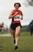 23 February 2008; Mags Greenan, EHB A.C, on her way to winning the Garda St Raphaels BHAA Cross Country Race. Pheonix Park, Dublin. Picture credit; Tomas Greally / SPORTSFILE