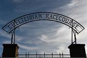 10 March 2015; A general view of the racecourse entrance ahead of the day's racing. Cheltenham Racing Festival 2015, Prestbury Park, Cheltenham, England. Picture credit: Ramsey Cardy / SPORTSFILE
