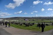 10 March 2015; A general view of the racecourse ahead of the day's races. Cheltenham Racing Festival 2015, Prestbury Park, Cheltenham, England. Picture credit: Ramsey Cardy / SPORTSFILE
