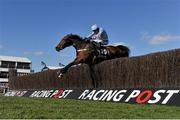 10 March 2015; Un De Sceaux, with Ruby Walsh up, jumps the last on the way to winning the Arkle Challenge Trophy. Cheltenham Racing Festival 2015, Prestbury Park, Cheltenham, England Picture credit: Ramsey Cardy / SPORTSFILE