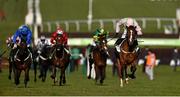 10 March 2015; Faugheen, with Ruby Walsh up, on the way to winning the Champion Hurdle. Cheltenham Racing Festival 2015, Prestbury Park, Cheltenham, England. Picture credit: Matt Browne / SPORTSFILE