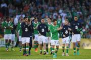 31 May 2016; Republic of Ireland players following the EURO2016 Warm-up International between Republic of Ireland and Belarus in Turners Cross, Cork. Photo by Brendan Moran/Sportsfile