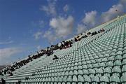 24 February 2008; Supporters in the stand during the game. AIB All-Ireland Club Hurling semi-final, Portumna v Loughmore-Castleiney, Gaelic Grounds, Limerick. Picture credit; Brendan Moran / SPORTSFILE