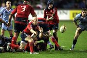 1 March 2008; Munster's Peter Stringer gets his pass away from a ruck. Magners League, Cardiff Blues v Munster, Arms Park, Cardiff, Wales. Picture credit: Steve Pope / SPORTSFILE