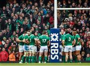 14 March 2015; Ireland supporters look on after their side conceded a try. RBS Six Nations Rugby Championship, Wales v Ireland, Millennium Stadium, Cardiff, Wales. Picture credit: Brendan Moran / SPORTSFILE