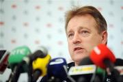 4 March 2008; Ireland Head Coach Eddie O'Sullivan speaking at a press conference ahead of the RBS Six Nations game against Wales on Saturday. Fitzpatrick Castle Hotel, Killiney. Picture credit; Pat Murphy / SPORTSFILE