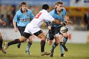 6 March 2008; Cian Aherne, UCD, in action against Volney Rouse, Trinity College. Annual Colours Match, UCD v Trinity College, Donnybrook, Dublin. Picture credit; Stephen McCarthy / SPORTSFILE