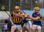 15 March 2015; John Power, Kilkenny, in action against Conor O'Mahony and Ronan Maher, Tipperary. Allianz Hurling League, Division 1A, Round 4, Tipperary v Kilkenny, Semple Stadium, Thurles, Co. Tipperary. Picture credit: Ray McManus / SPORTSFILE