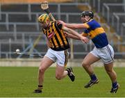 15 March 2015; John Power, Kilkenny, in action against Conor O'Mahony, Tipperary. Allianz Hurling League, Division 1A, Round 4, Tipperary v Kilkenny, Semple Stadium, Thurles, Co. Tipperary. Picture credit: Ray McManus / SPORTSFILE