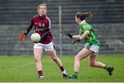 15 March 2015; Tracey Leonard, Galway, in action against Cait Lynch, Kerry. TESCO HomeGrown Ladies National Football League, Division 1, Round 5, Galway v Kerry, Tuam Stadium, Tuam, Co. Galway. Picture credit: Pat Murphy / SPORTSFILE