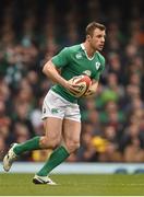 14 March 2015; Tommy Bowe, Ireland. RBS Six Nations Rugby Championship, Wales v Ireland, Millennium Stadium, Cardiff, Wales. Picture credit: Brendan Moran / SPORTSFILE