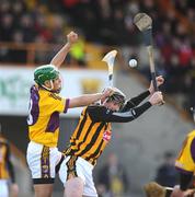 9 March 2008; Martin Comerford, Kilkenny, in action against Keith Rossiter, Wexford. Allianz National Hurling League, Division 1A, Round 3, Wexford v Kilkenny, Wexford Park, Wexford. Picture credit: Pat Murphy / SPORTSFILE