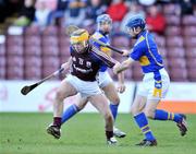 9 March 2008; Ger Farragher, Galway, in action against Conor O'Brien, Tipperary. Allianz National Hurling League, Division 1B, Round 3, Galway v Tipperary, Pearse Stadium, Galway. Picture credit: Brendan Moran / SPORTSFILE