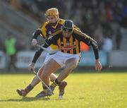 9 March 2008; P.J. Delaney, Kilkenny, in action against David Redmond, Wexford. Allianz National Hurling League, Division 1A, Round 3, Wexford v Kilkenny, Wexford Park, Wexford. Picture credit: Pat Murphy / SPORTSFILE