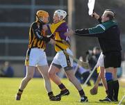 9 March 2008; Kilkenny's Richard Power and Wexford's Ciaran Kenny involved in an altercation during the game. Allianz National Hurling League, Division 1A, Round 3, Wexford v Kilkenny, Wexford Park, Wexford. Picture credit: Pat Murphy / SPORTSFILE