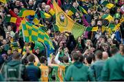 17 March 2015; Corofin supporters cheer on their team after the win. AIB GAA Football All-Ireland Senior Club Championship Final, Corofin v Slaughtneil, Croke Park, Dublin. Picture credit: Cody Glenn / SPORTSFILE
