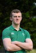 18 March 2015; Ireland's Stephen Fitzgerald poses for a portrait after an Ireland U20 Rugby Squad Press Conference, Sandymount Hotel, Dublin. Picture credit: Brendan Moran / SPORTSFILE