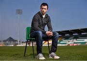 18 March 2015; Shamrock Rovers' Keith Fahey after a press conference. Tallaght Stadium, Tallaght, Co. Dublin. Picture credit: David Maher / SPORTSFILE