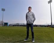 18 March 2015; Shamrock Rovers' David Webster after a press conference. Tallaght Stadium, Tallaght, Co. Dublin. Picture credit: David Maher / SPORTSFILE