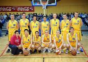 11 March 2008; The CBS Nenagh team. Boys U19 B Final Schools League Final, St Malachy's, Belfast v CBS Nenagh, Co. Tipperary, National Basketball Arena, Tallaght, Dublin. Picture credit: Brendan Moran / SPORTSFILE  *** Local Caption ***