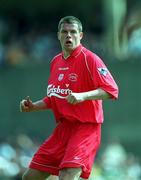 21 May 2000; Jamie Carragher of Liverpool during the Steve Staunton and Tony Cascarino Testimonial match between Republic of Ireland and Liverpool at Lansdowne Road in Dublin. Photo by Brendan Moran/Sportsfile