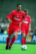 21 May 2000; Jamie Redknapp of Liverpool during the Steve Staunton and Tony Cascarino Testimonial match between Republic of Ireland and Liverpool at Lansdowne Road in Dublin. Photo by Brendan Moran/Sportsfile