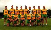11 June 2000; The Donegal team prior to the Bank of Ireland Ulster Senior Football Championship Quarter-Final match between Donegal and Fermanagh at MacCumhail Park in Ballybofey, Donegal. Photo by Ray Lohan/Sportsfile