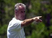 10 June 2000; Manager Mick McCarthy during a Republic of Ireland training session at Stevens Insitute in Hoboken, New Jersey, USA. Photo by David Maher/Sportsfile