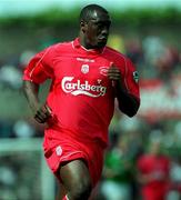 21 May 2000; Emile Heskey of Liverpool during the Steve Staunton and Tony Cascarino Testimonial match between Republic of Ireland and Liverpool at Lansdowne Road in Dublin. Photo by Damien Eagers/Sportsfile