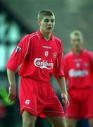 21 May 2000; Steven Gerard of Liverpool during the Steve Staunton and Tony Cascarino Testimonial match between Republic of Ireland and Liverpool at Lansdowne Road in Dublin. Photo by Brendan Moran/Sportsfile