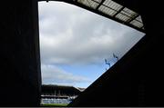 20 March 2015; A general view of Murrayfield Stadium ahead of the Ireland captain's run. Ireland Rugby Squad Captain's Run. BT Murrayfield Stadium, Edinburgh, Scotland. Picture credit: Brendan Moran / SPORTSFILE