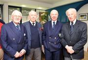 8 March 2008; At a presentation to honour the 1948 team, are, left to right, Jack Matthews, Jim McCarthy, Bleddyn Williams and Jack Kyle. Croke Park, Dublin. Picture credit: Ray McManus / SPORTSFILE