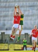 22 March 2008; Fiachra Lynch, Cork, fields a high ball ahead of David Moran, Kerry. Cadbury Munster U21 Football Championship Semi-Final, Kerry v Cork, Austin Stack Park, Tralee, Co. Kerry. Picture credit; Brendan Moran / SPORTSFILE