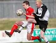 22 March 2008; Chris Scannell, Cliftonville, in action against Kyle McVey, Coleraine. Carnegie Premier League, Cliftonville v Coleraine, Solitude, Belfast, Co. Antrim. Picture credit; Oliver McVeigh / SPORTSFILE