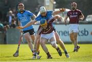 22 March 2015; Paul Kileen, Galway, in action against Liam Rushe, Dublin. Allianz Hurling League Division 1A, round 5, Dublin v Galway. Parnell Park, Dublin. Picture credit: Piaras Ó Mídheach / SPORTSFILE