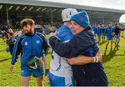 22 March 2015; Waterford manager Derek McGrath and Shane Fives after the game. Allianz Hurling League Division 1B, round 5, Wexford v Waterford, Innovate Wexford Park, Wexford. Picture credit: Matt Browne / SPORTSFILE
