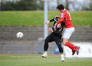 24 March 2008; Robbie Hedderman, Shelbourne, in action against Robbie Doyle, Sporting Fingal. eircom League of Ireland Cup First Round, Sporting Fingal v Shelbourne, Morton Staduim, Santry, Dublin. Picture credit; Stephen McCarthy / SPORTSFILE