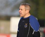 16 February 2008; Dungannon Swifts manager Harry Fay. Carnegie League Premier Division, Dungannon Swifts v Cliftonville, Stangmore Park, Dungannon, Co. Tyrone. Picture credit; Oliver McVeigh / SPORTSFILE