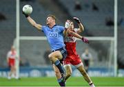 28 March 2015; Ciaran Kilkenny, Dublin, in action against Benny Heron, Derry. Allianz Football League, Division 1, Round 6, Dublin v Derry. Croke Park, Dublin. Picture credit: Ray McManus / SPORTSFILE