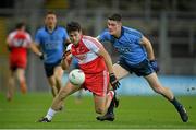 28 March 2015; Daniel Heavron, Derry, in action against Diarmuid Connolly, Dublin. Allianz Football League, Division 1, Round 6, Dublin v Derry. Croke Park, Dublin. Picture credit: Brendan Moran / SPORTSFILE