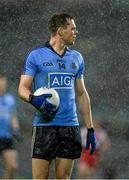 28 March 2015; Dean Rock prepares to take a free for Dublin. Allianz Football League, Division 1, Round 6, Dublin v Derry. Croke Park, Dublin. Picture credit: Ray McManus / SPORTSFILE