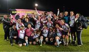 28 March 2015; Wexford Youths Women’s AFC team celebrate after winning the League. Continental Tyres Women's National League, Raheny United v Wexford Youths Women’s AFC, Morton Stadium, Santry, Dublin. Picture credit: Brendan Moran / SPORTSFILE