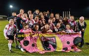 28 March 2015; Wexford Youths Women’s AFC players celebrate after winning the League. Continental Tyres Women's National League, Raheny United v Wexford Youths Women’s AFC, Morton Stadium, Santry, Dublin. Picture credit: Brendan Moran / SPORTSFILE