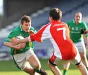 5 April 2008; James O'Donohue, St Brendan's, in action against Dan Toner, St Patrick's. All Ireland Colleges A Football Final, St Brendans, Killarney v St Patricks Academy, Dungannon, O'Moore Park, Portlaoise, Co. Laois. Picture credit: Ray Lohan / SPORTSFILE