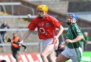 6 April 2008; Cathal Naughton, Cork, in action against Damien Reale, Limerick. Allianz National Hurling League, Quarter-Final, Limerick v Cork, The Gaelic Grounds, Limerick. Picture credit: David Maher / SPORTSFILE