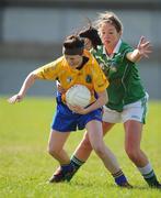 6 April 2008; Claire Grehan, Roscommon in action against Meadbh Nash, Limerick. Suzuki Ladies National Football League, Division 3 semi-final, Limerick v Roscommon, Cooraclare, Co Clare. Photo by Sportsfile