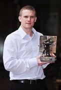 9 April 2008; The recently crowned All-Ireland Club football and hurling champions, St Vincent's of Dublin and Portumna of Galway continued their celebrations when two of their star performers were named Vodafone GAA All-Stars Player of the Month for March. Pictured is Tomas Quinn of St Vincent's after receiving his award from Nickey Brennan, President of the GAA and Rosemary Steen, Director of Communications, Vodafone at a luncheon in Dublin. The Westbury Hotel, Dublin. Picture credit: Brendan Moran / SPORTSFILE  *** Local Caption ***