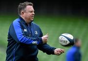 3 April 2015; Leinster head coach Matt O'Connor during their captain's run. Aviva Stadium, Lansdowne Road, Dublin. Picture credit: Matt Browne / SPORTSFILE